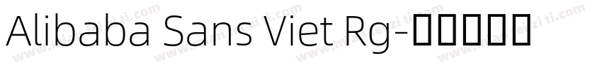 Alibaba Sans Viet Rg字体转换